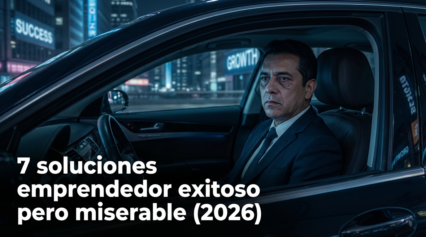 7 soluciones emprendedor exitoso pero miserable (2026)