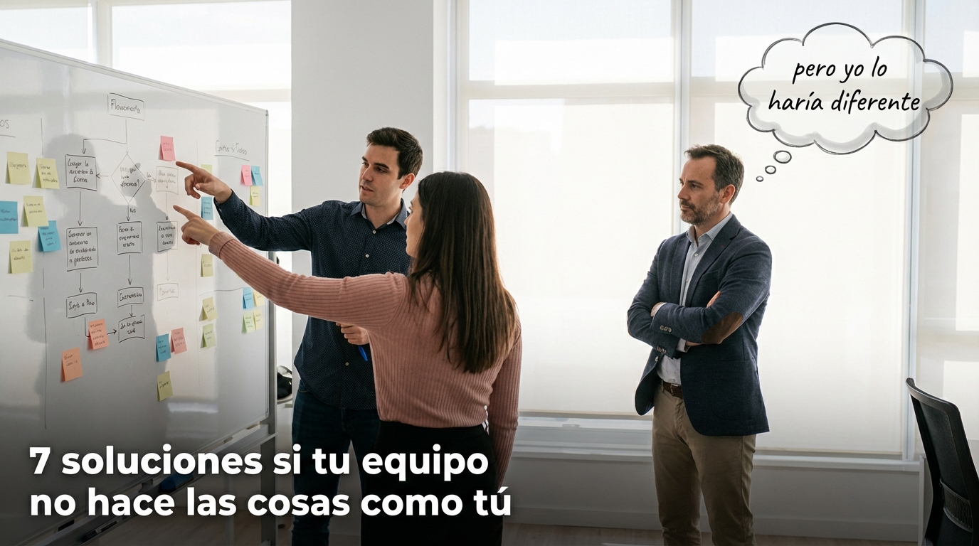 7 soluciones si tu equipo no hace las cosas como tú