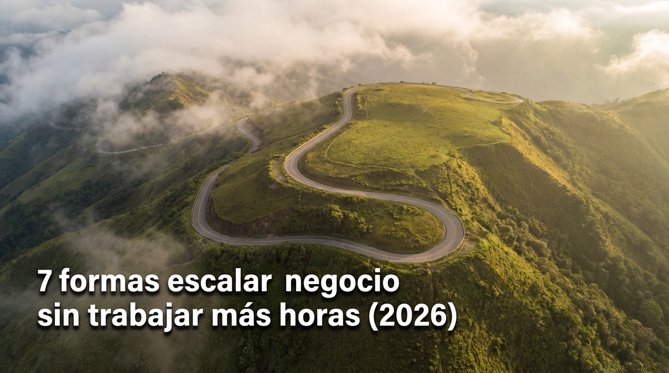 7 formas escalar negocio sin trabajar más horas (2026)