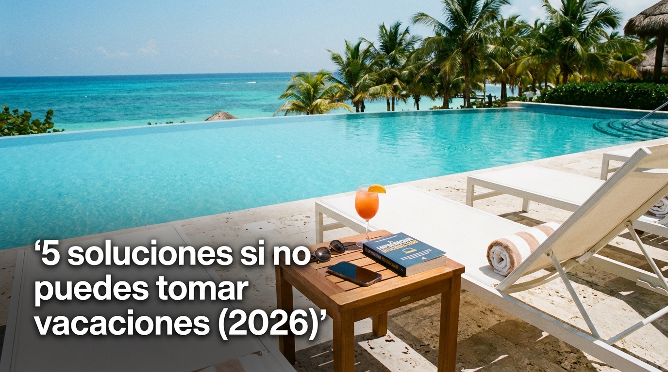 5 soluciones si no puedes tomar vacaciones (2026)