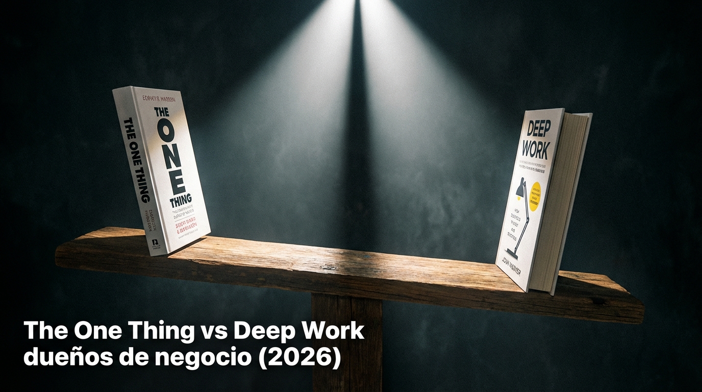The One Thing vs Deep Work dueños de negocio (2026)