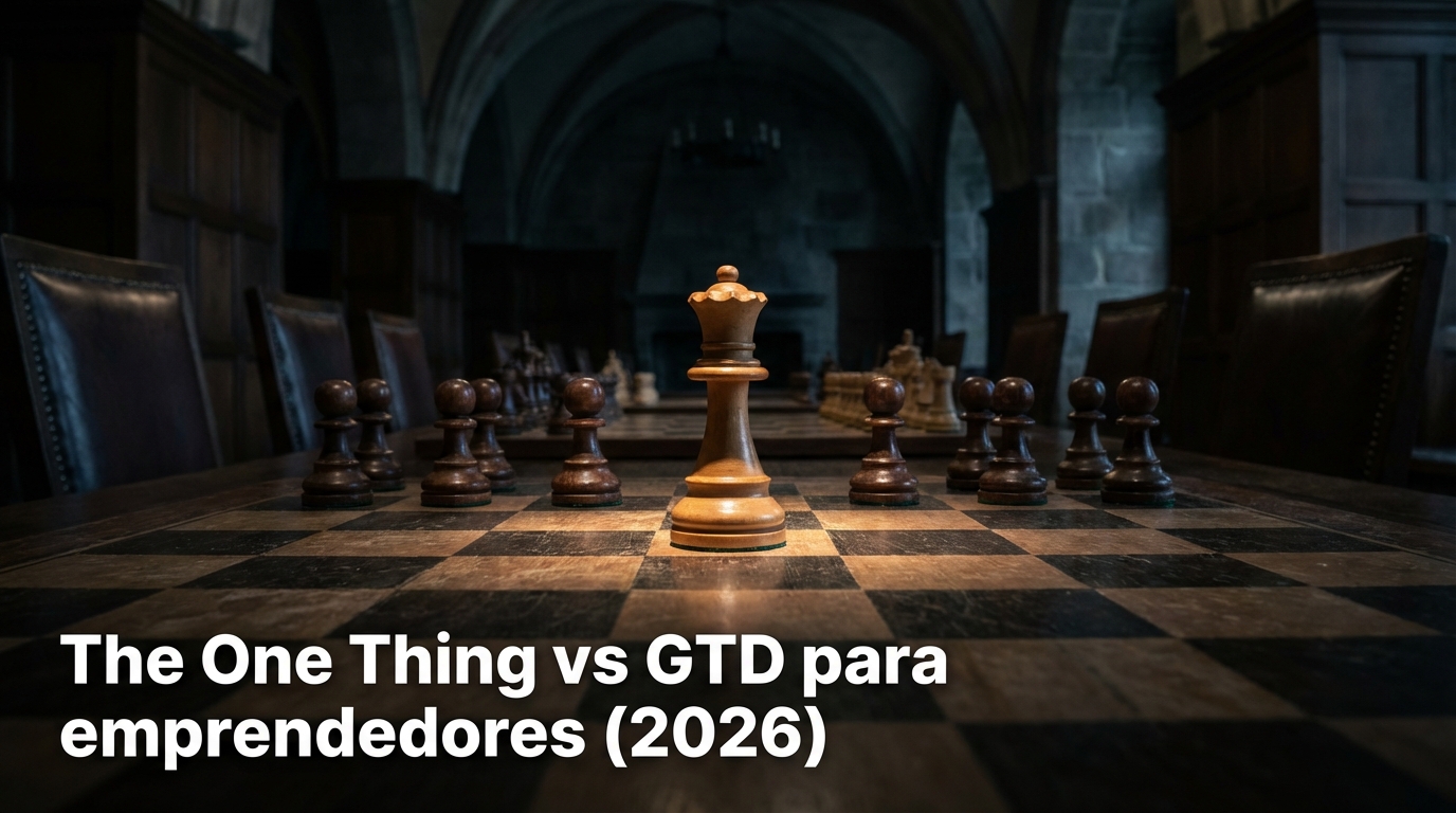 The One Thing vs GTD para emprendedores (2026)