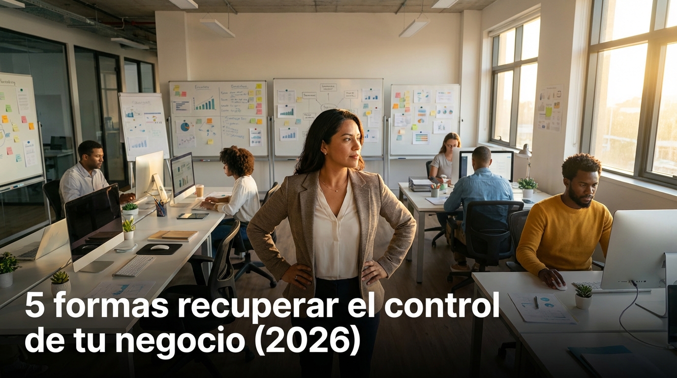 5 formas recuperar el control de tu negocio (2026)