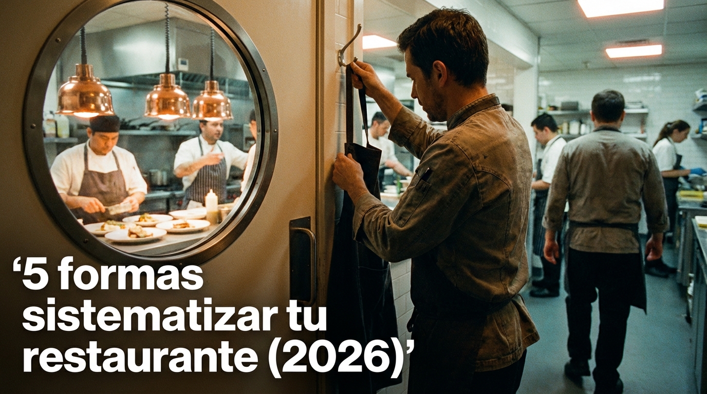 5 formas sistematizar tu restaurante (2026)